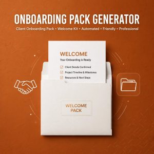 Client Onboarding Pack Generator